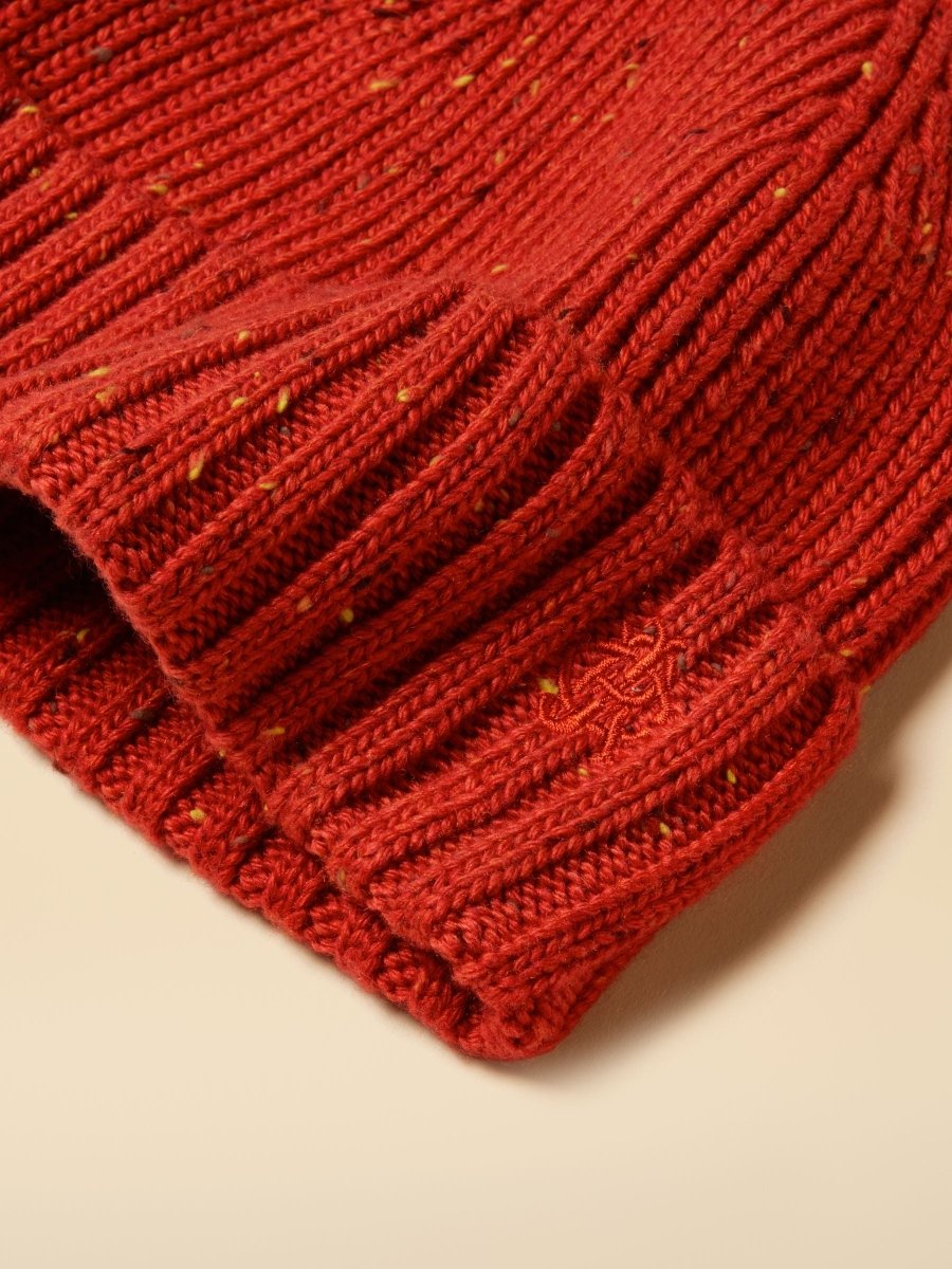 Hammond Orange Beanie Hat - RUTHERFORD & Co