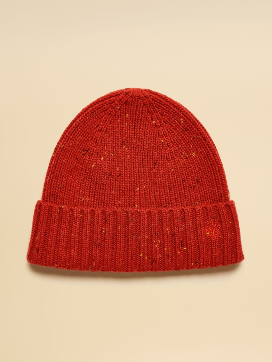 Hammond Orange Beanie Hat - RUTHERFORD & Co