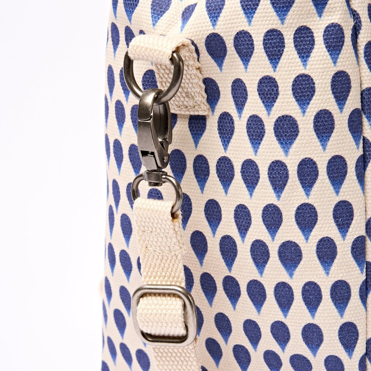 Hampstead Lunch Bag in Denim Rain Indigo - RUTHERFORD & Co