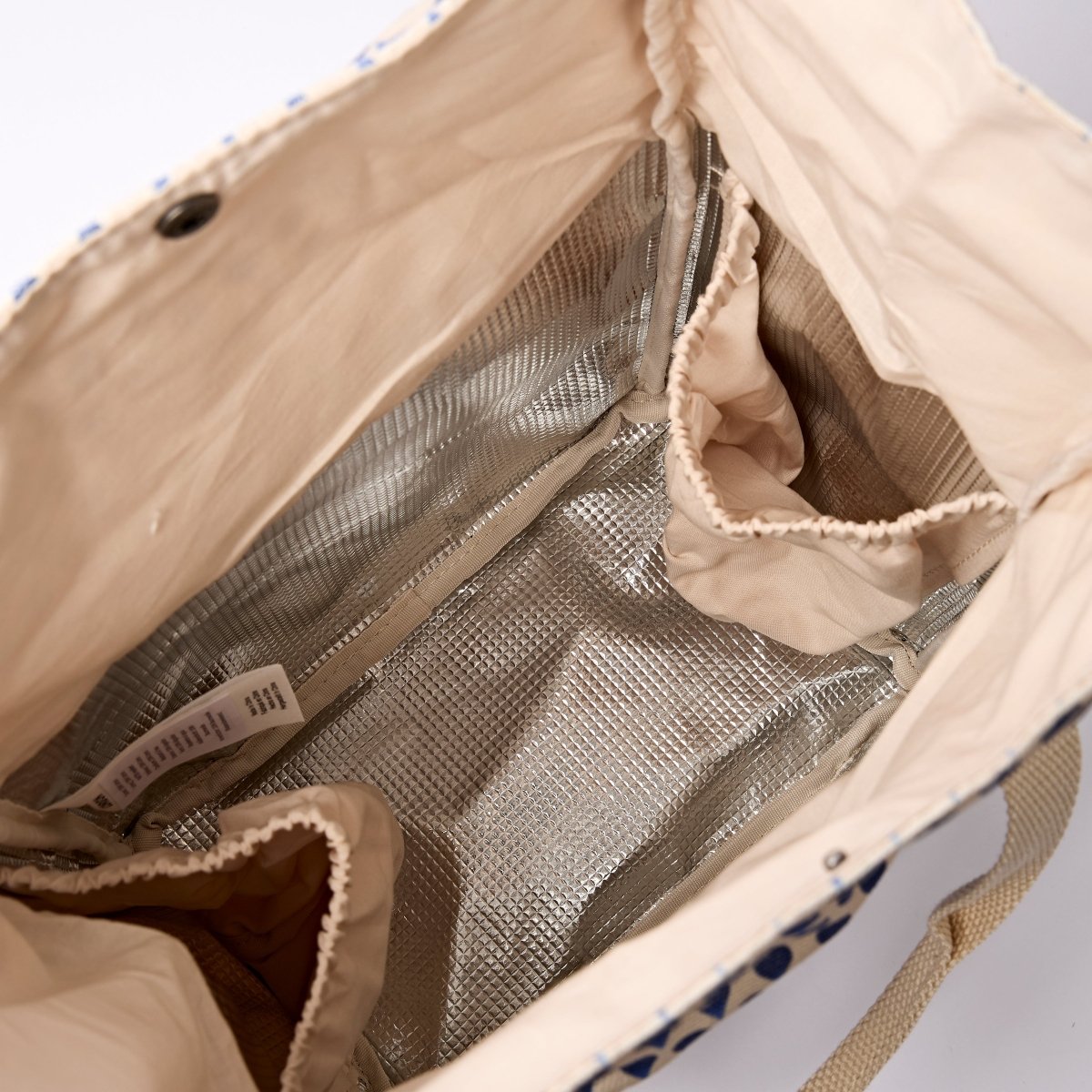 Hampstead Lunch Bag in Denim Rain Indigo - RUTHERFORD & Co