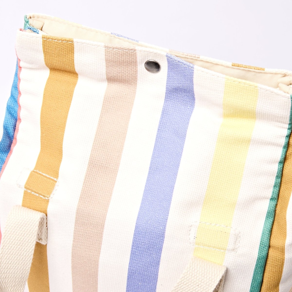 Hampstead Lunch Bag in Pastel Multi Stripe - RUTHERFORD & Co
