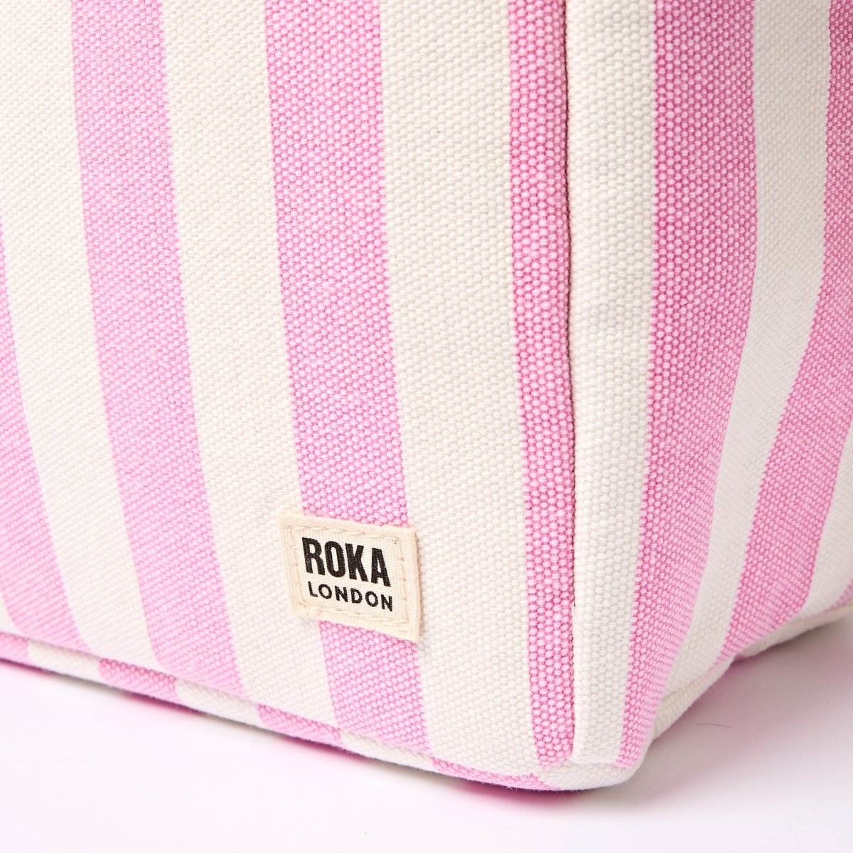 Hampstead Lunch Bag in Sherbet Stripe - RUTHERFORD & Co