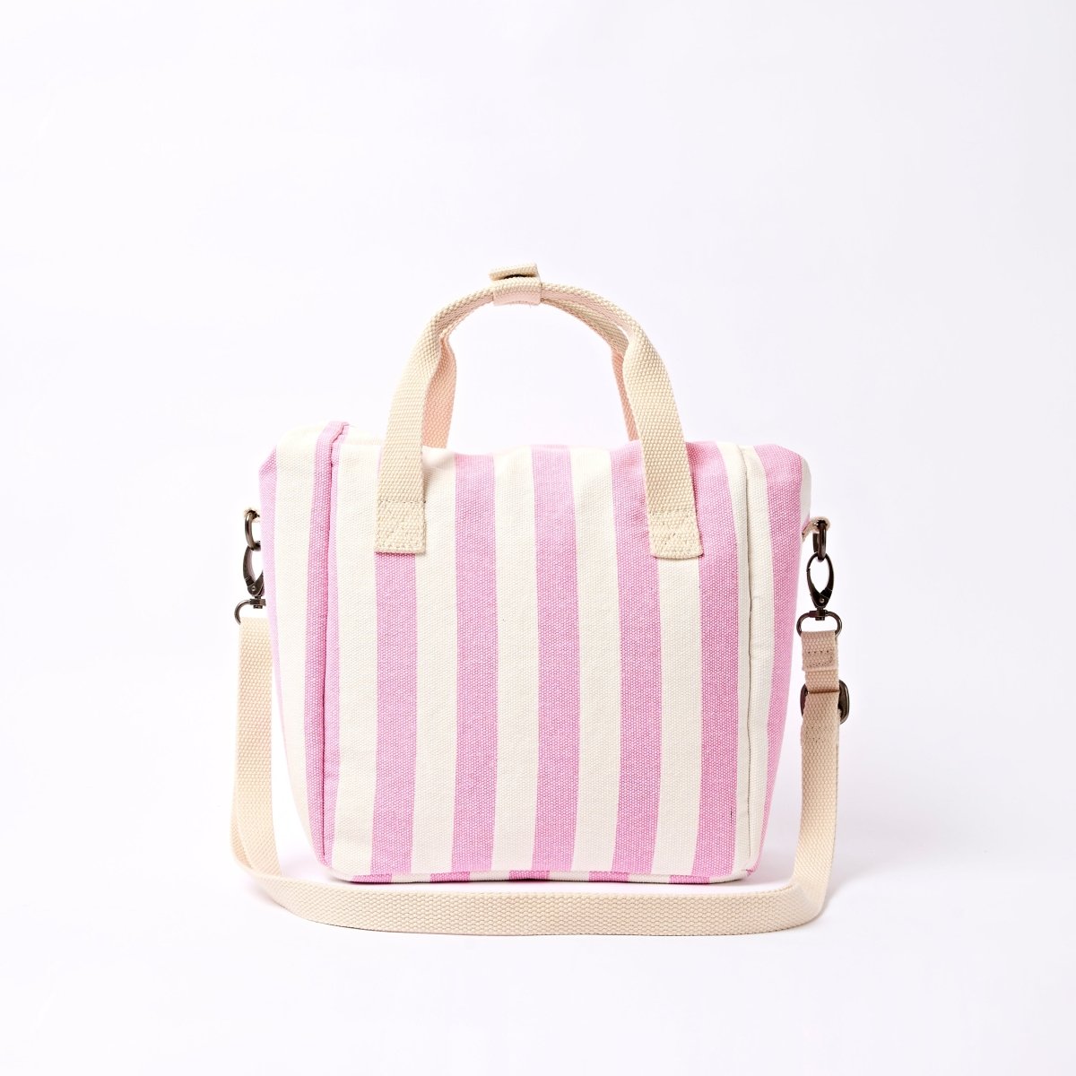 Hampstead Lunch Bag in Sherbet Stripe - RUTHERFORD & Co