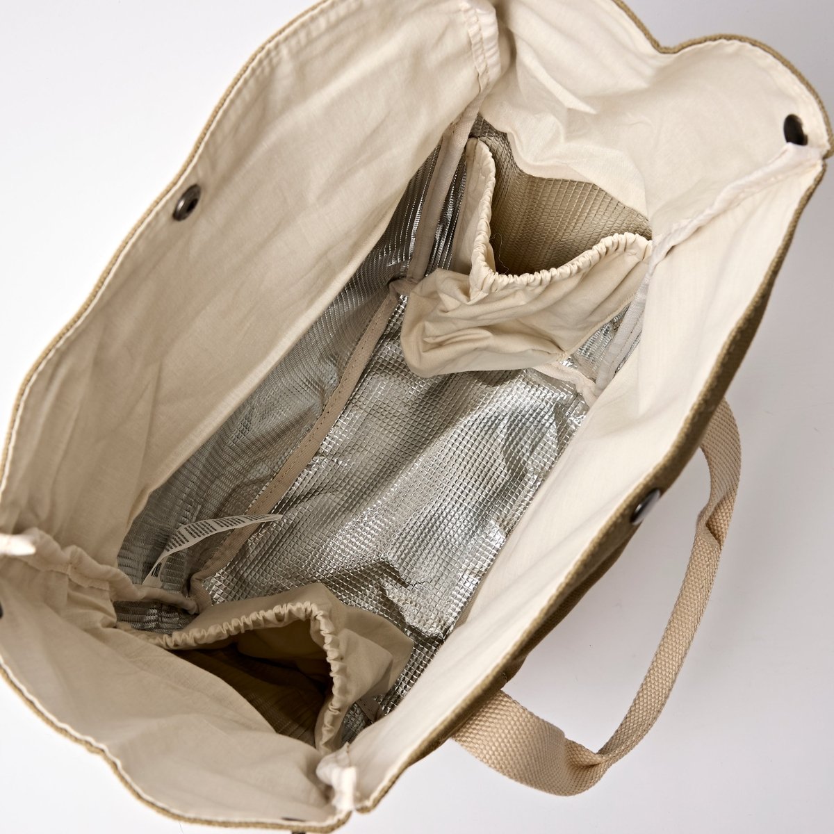 Hampstead Lunch Bag in Taupe - RUTHERFORD & Co