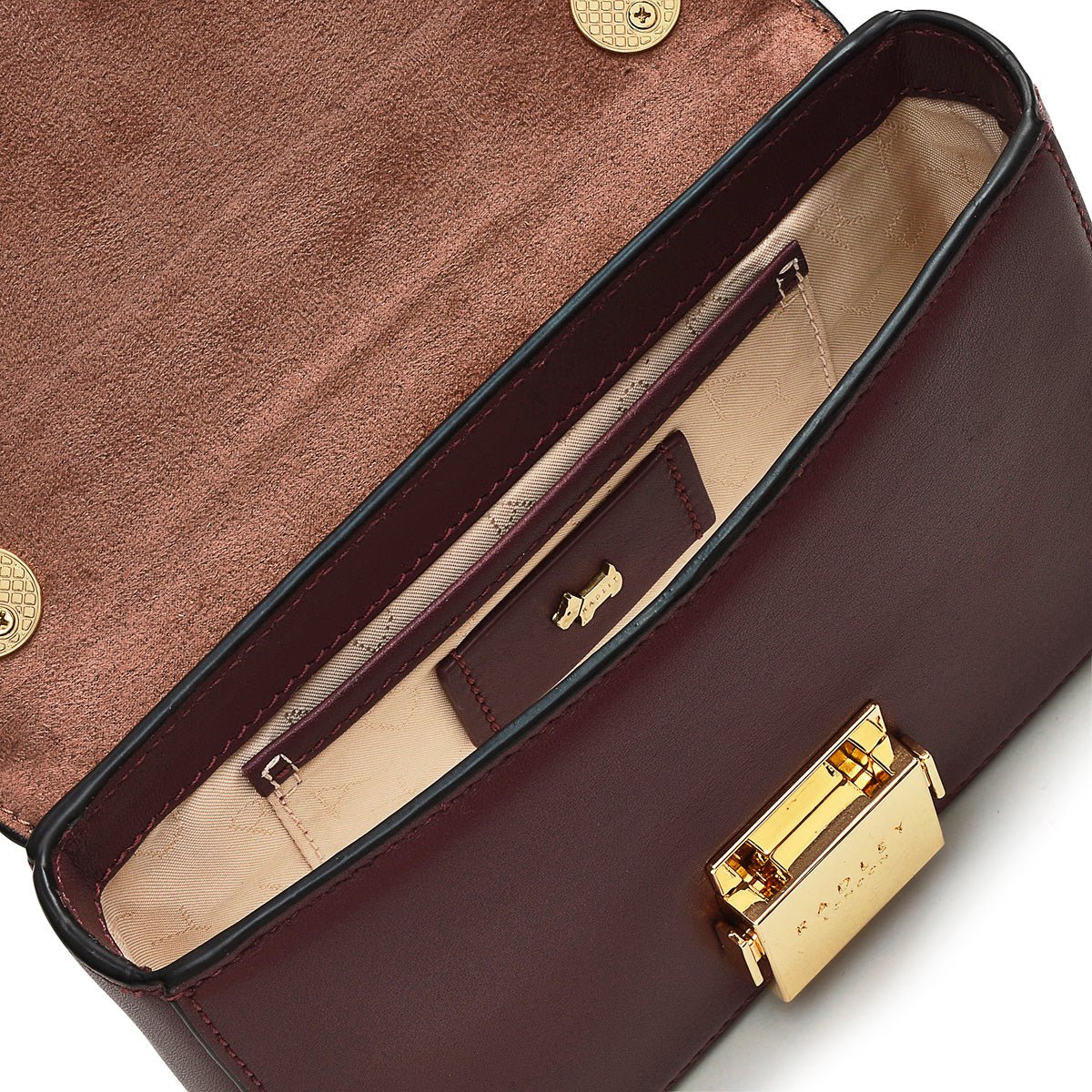 Hanley Close Dark Cherry Mini Flapover Crossbody - RUTHERFORD & Co