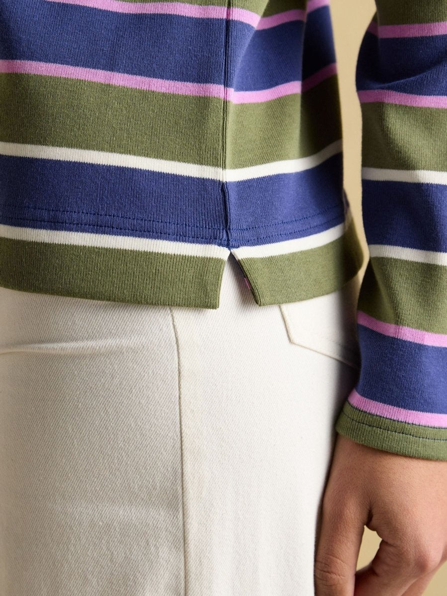 Harbour Multi Boat Neck 100% Cotton Breton Top - RUTHERFORD & Co