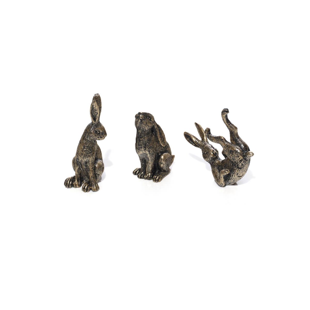 Hare Bronze Colour Resin Ornament - RUTHERFORD & Co