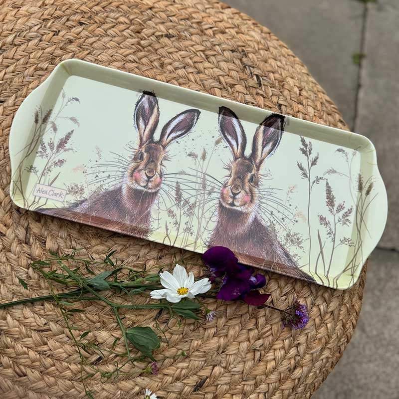 Hares Medium Melamine Tray - RUTHERFORD & Co