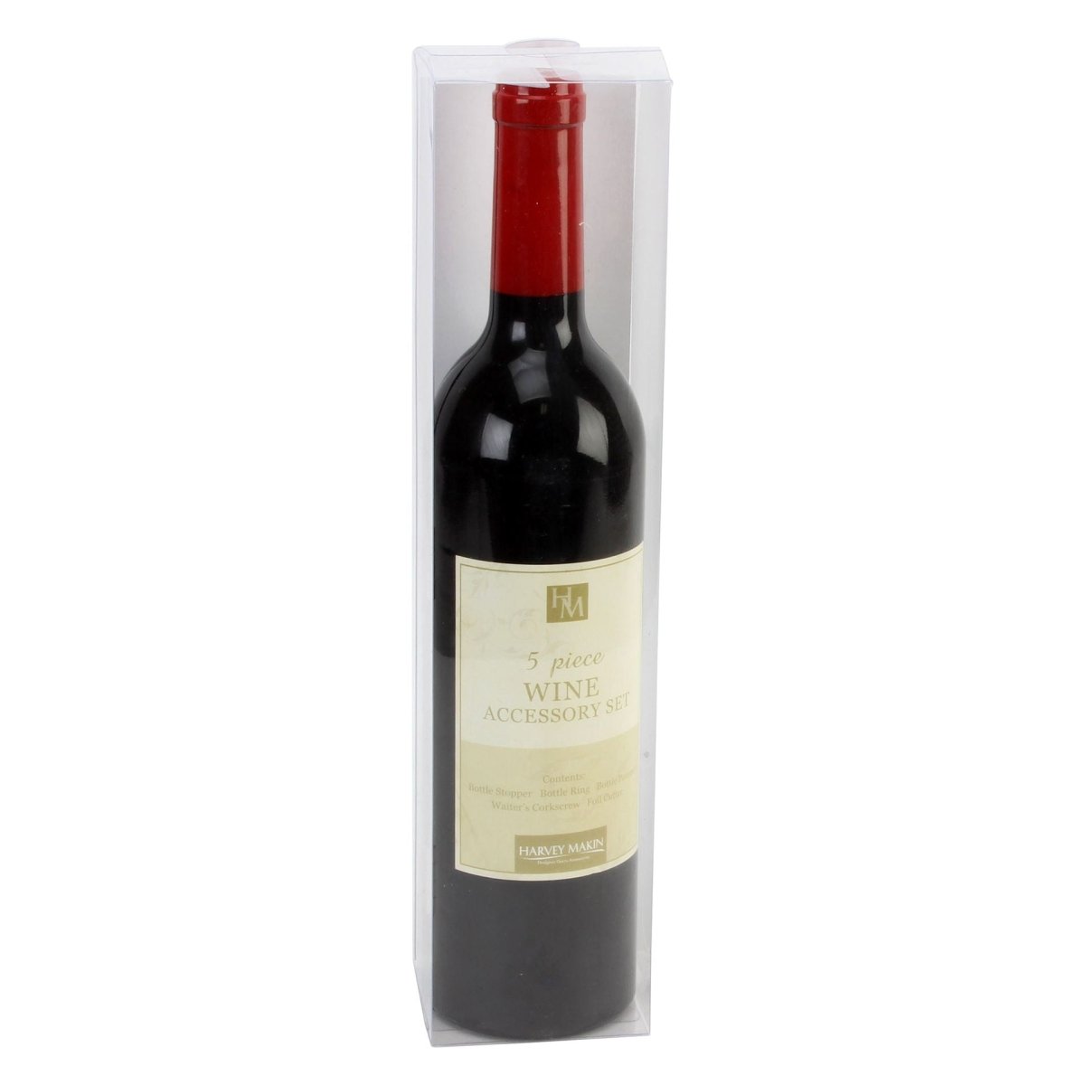 Harvey Makin Bar Set Large Wine Bottle Shape Corkscrew Set - RUTHERFORD & Co