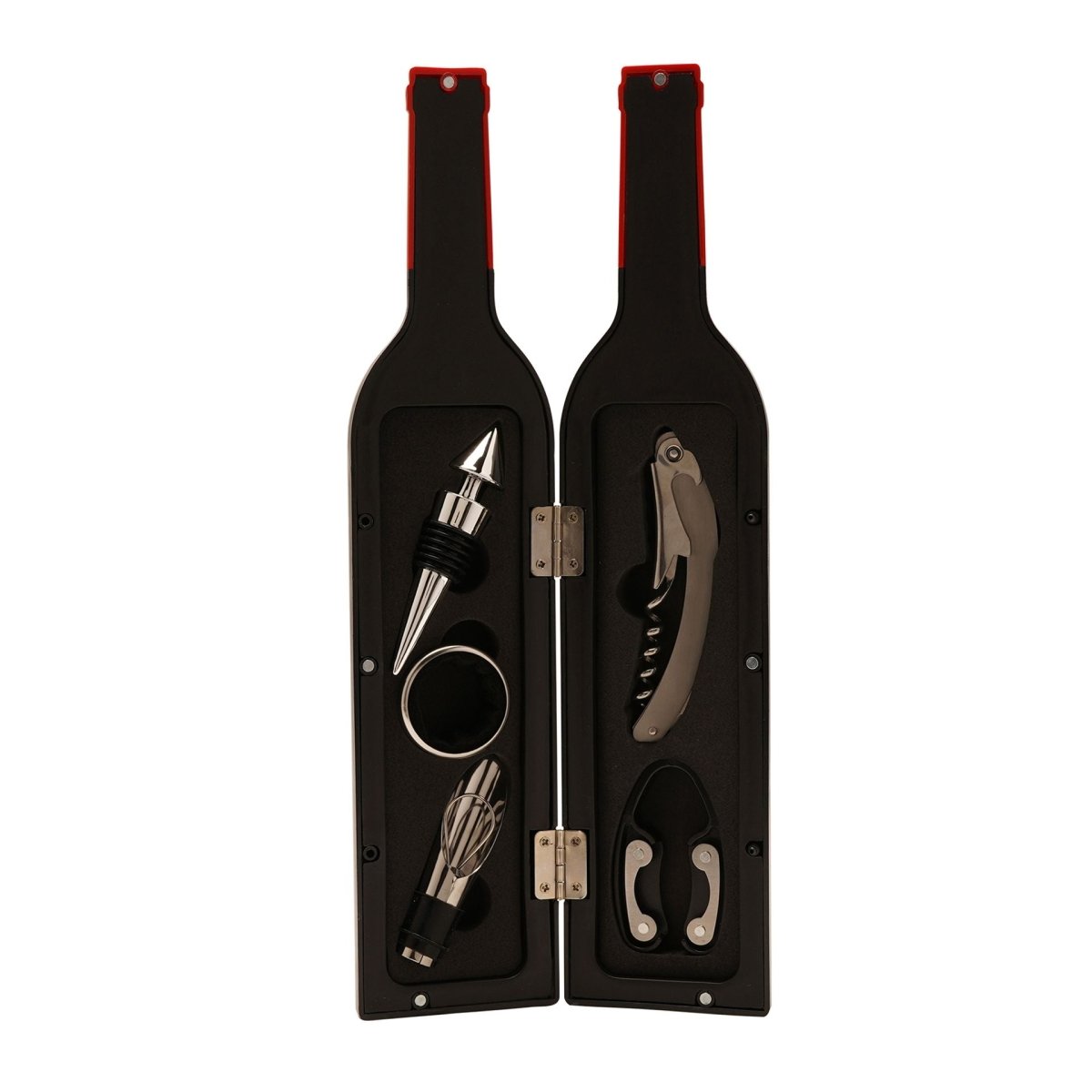 Harvey Makin Bar Set Large Wine Bottle Shape Corkscrew Set - RUTHERFORD & Co