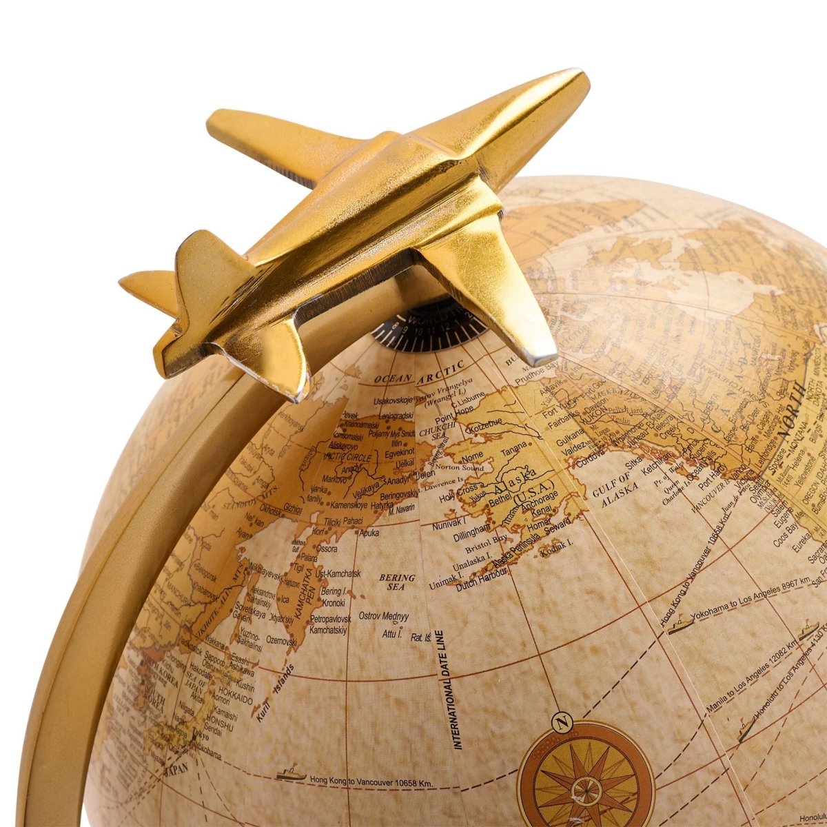 Harvey Makin Gold Based Decorative Globe - RUTHERFORD & Co