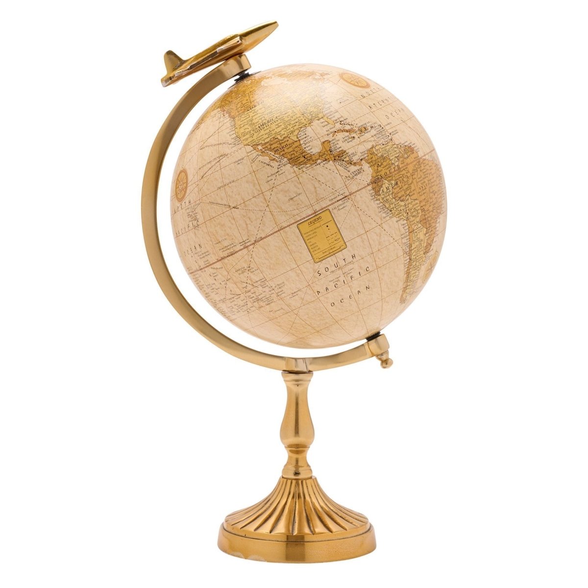 Harvey Makin Gold Based Decorative Globe - RUTHERFORD & Co