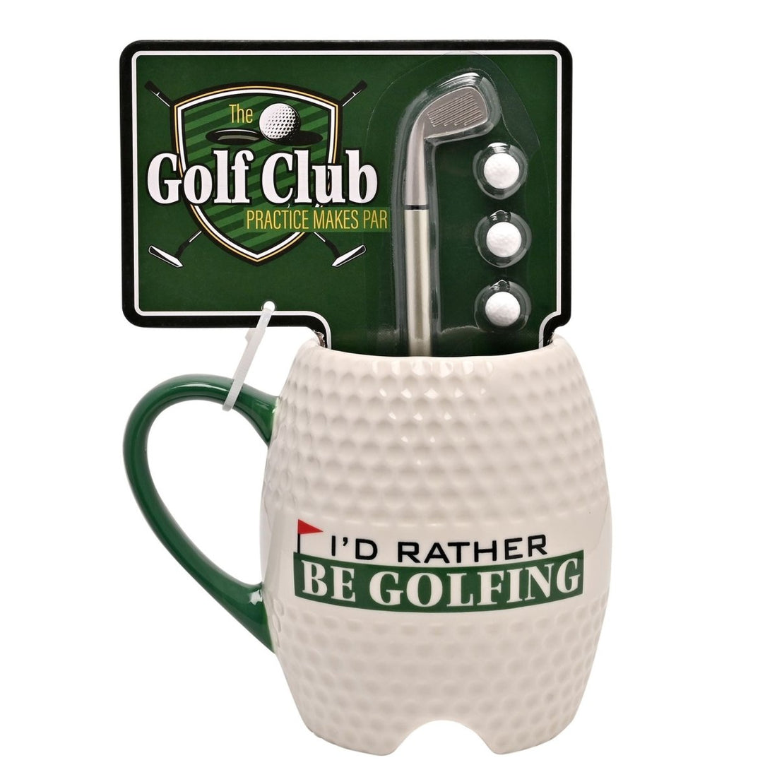Harvey Makin Golf Ball Mug & Putter Pen Set 'Rather Be Golfing' - RUTHERFORD & Co