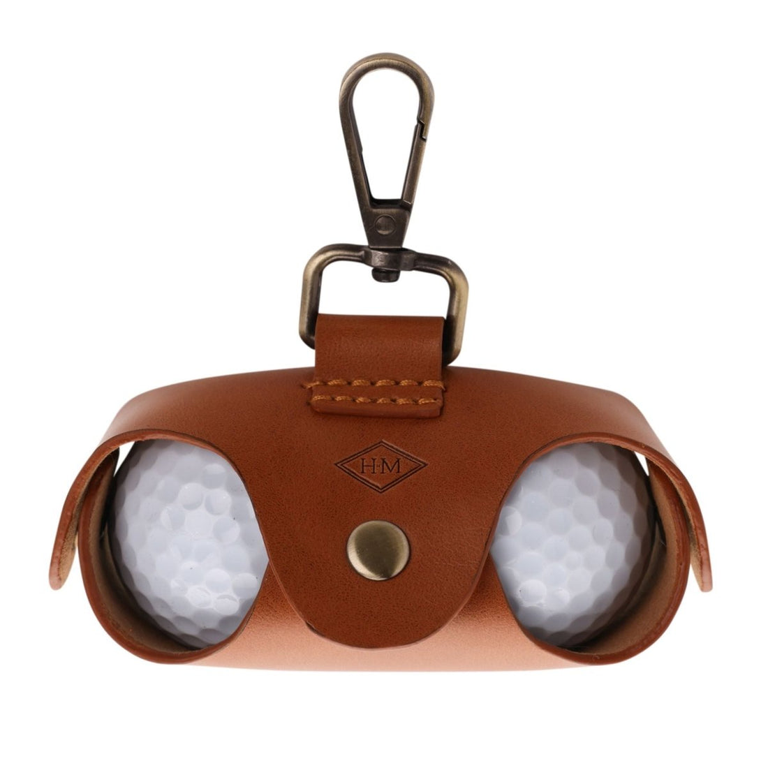 Harvey Makin Golfers Spare Balls Caddy - Tan - RUTHERFORD & Co
