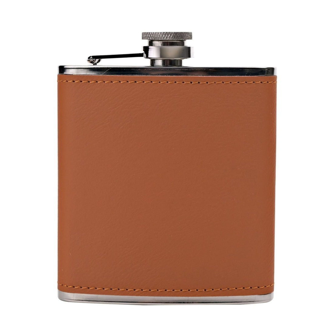 Harvey Makin Hip Flask With Funnel Brown 6oz - RUTHERFORD & Co