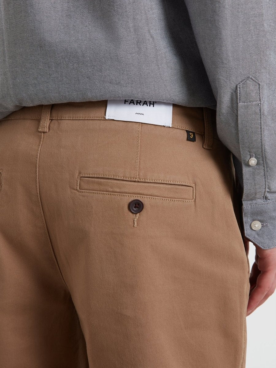 Hawk Chino Shorts In Beige - RUTHERFORD & Co