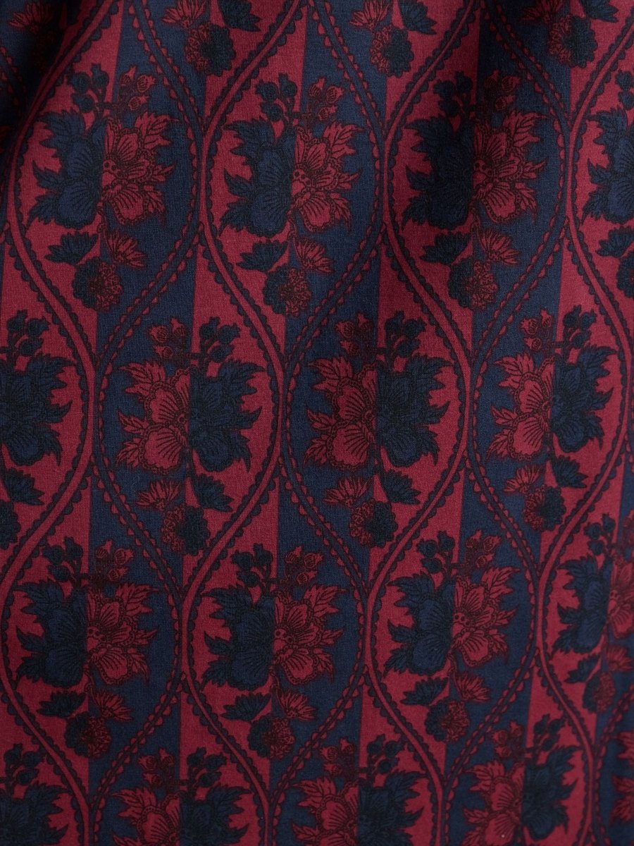 Hazel Burgundy Red Jersey Shirt Dress - RUTHERFORD & Co