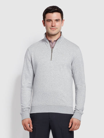 Aintree Modern Fit Quarter Zip Sweater