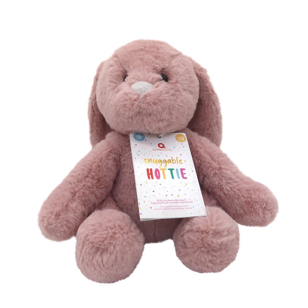 Heatable Plush Snuggable Hottie Microwavable & Cooling Lavender Insert - Pink Bunny - RUTHERFORD & Co