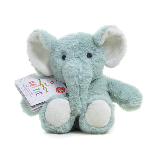 Heatable Plush Snuggable Hottie Mini Elephant Microwavable Lavender Insert