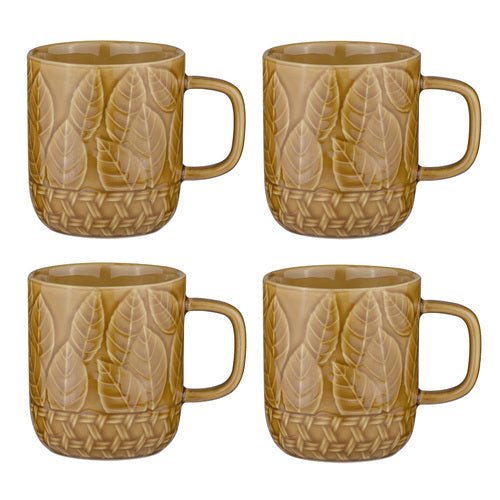 Heath Mugs - Set of 4 - Caramel - RUTHERFORD & Co