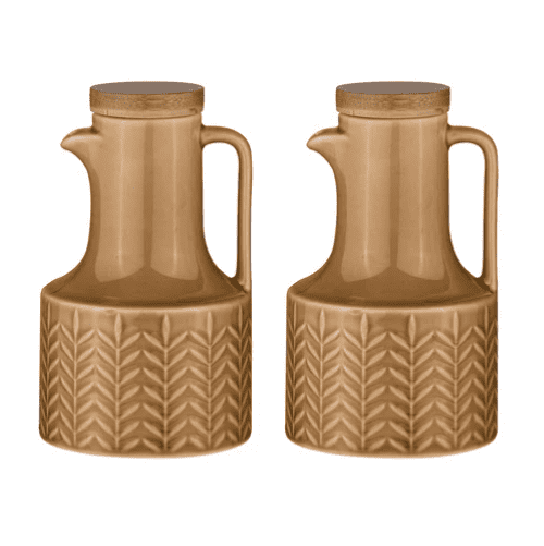 Heath Oil & Vinegar Set - Caramel - RUTHERFORD & Co