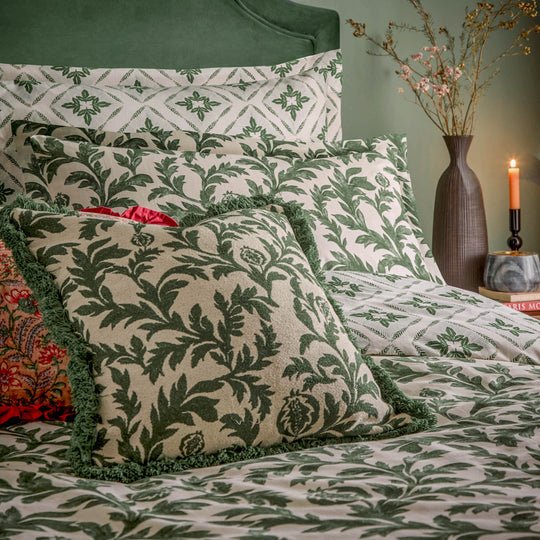 HEDERA PRINTED DUVET SET - RUTHERFORD & Co
