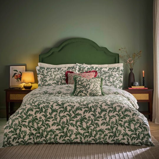 HEDERA PRINTED DUVET SET - RUTHERFORD & Co