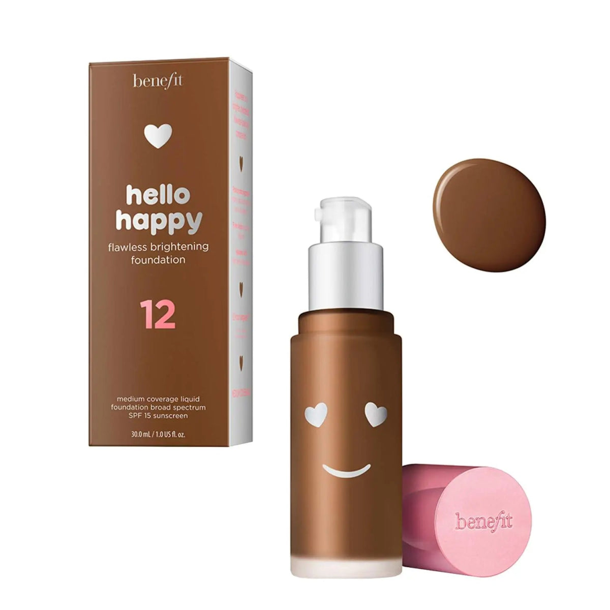 Hello Happy Flawless Liquid Foundation Shade 12 30ml - RUTHERFORD & Co