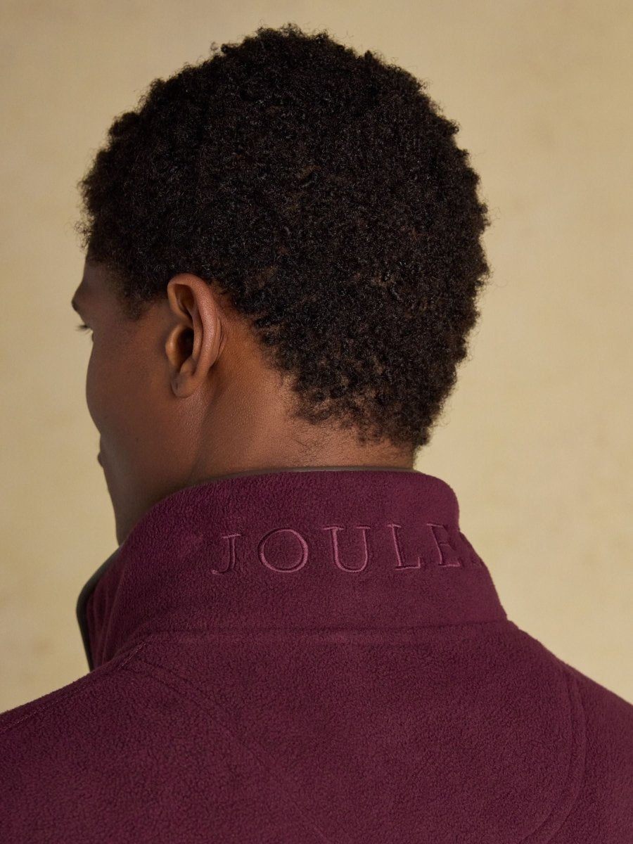 Heritage Fleece Burgundy Quarter Zip - RUTHERFORD & Co
