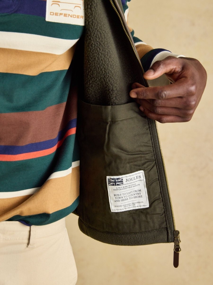 Heritage Fleece Green Gilet - RUTHERFORD & Co