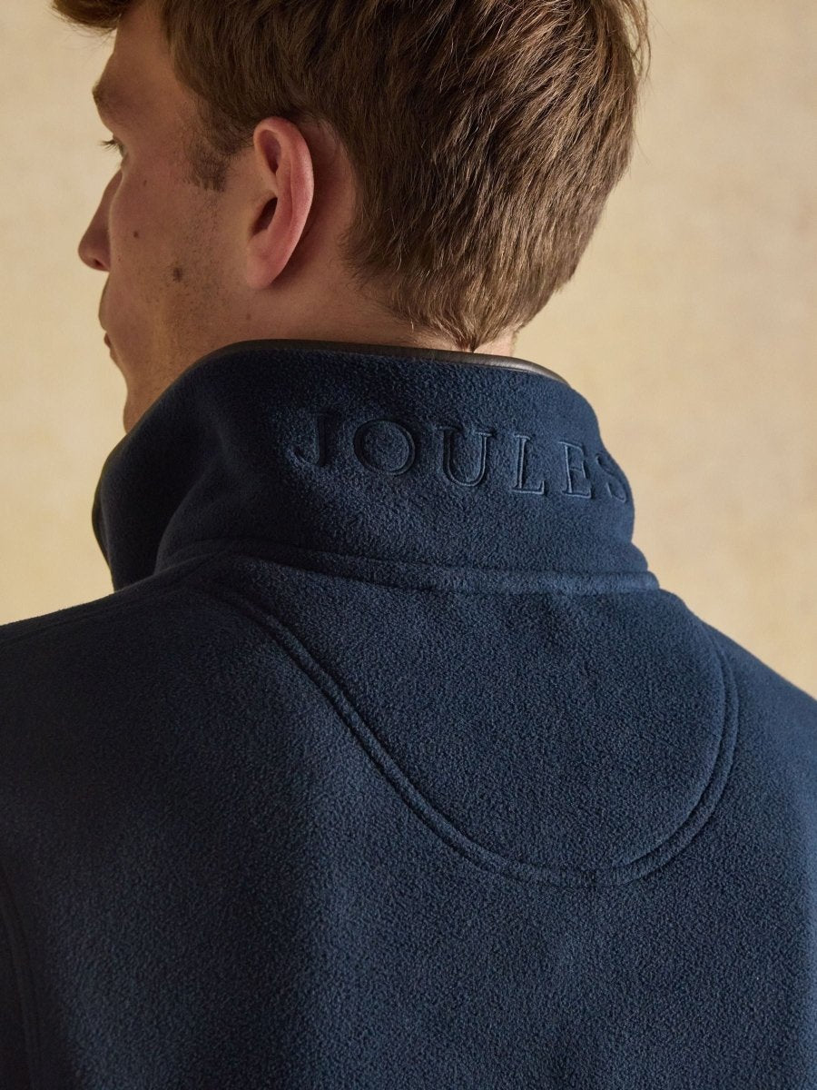 Heritage Fleece Navy Quarter Zip - RUTHERFORD & Co