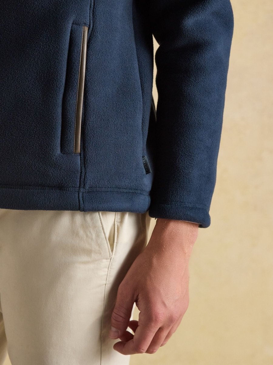 Heritage Fleece Navy Quarter Zip - RUTHERFORD & Co
