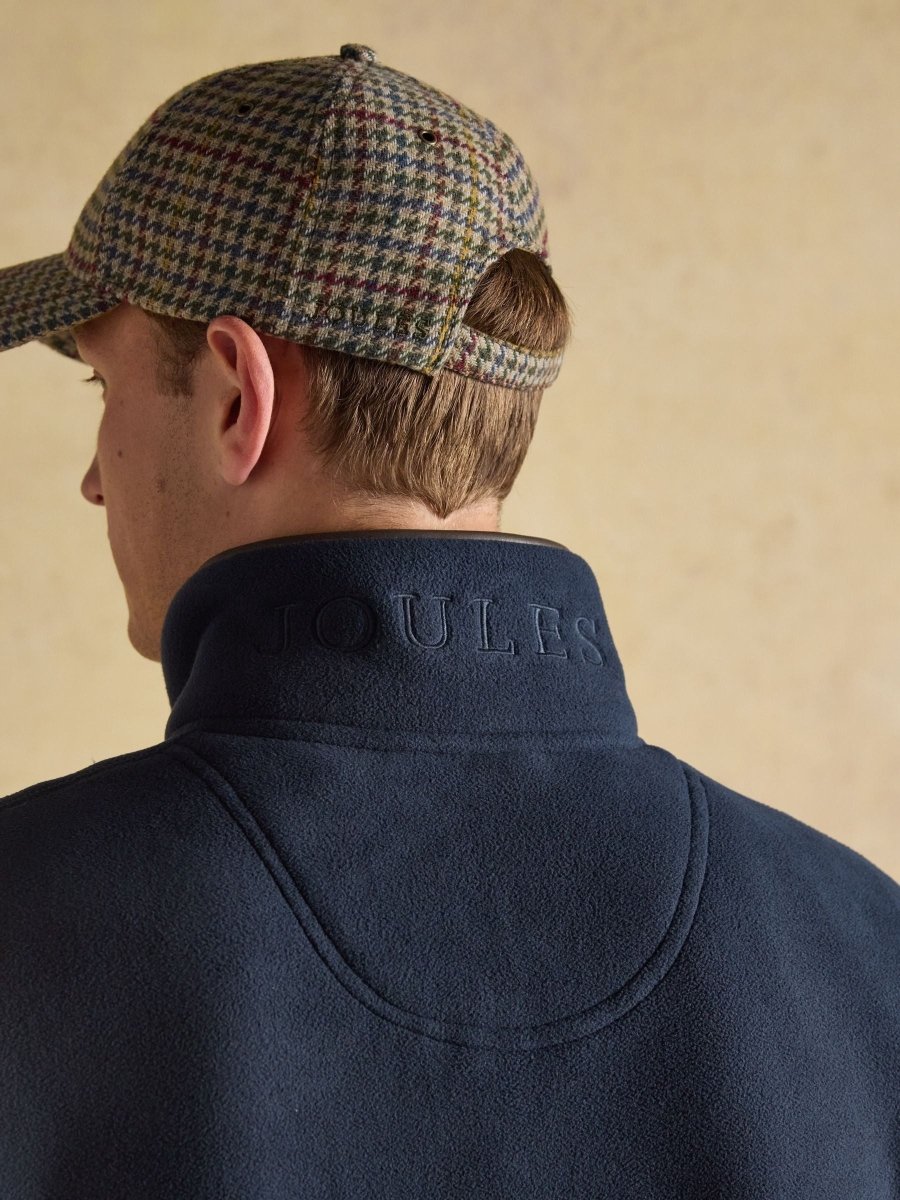 Heritage Fleece Navy Zip Through - RUTHERFORD & Co