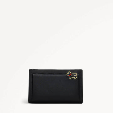 HERITAGE LANE - BLACK - MEDIUM BIFOLD PURSE - RUTHERFORD & Co