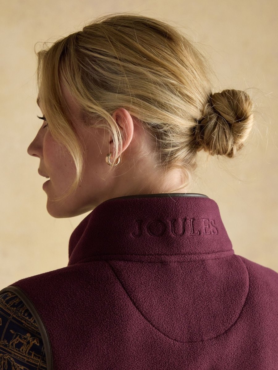 Heritage Red Fleece Gilet - RUTHERFORD & Co