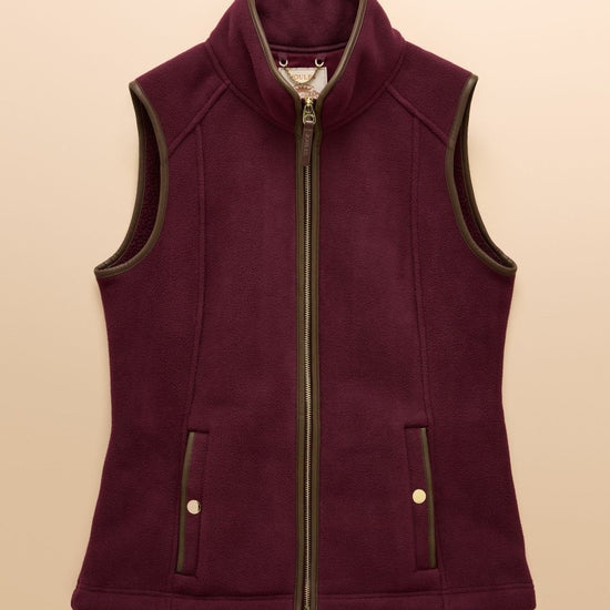 Heritage Red Fleece Gilet - RUTHERFORD & Co