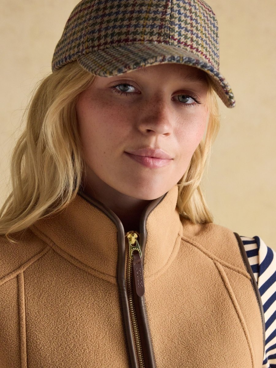 Heritage Tan Fleece Gilet - RUTHERFORD & Co