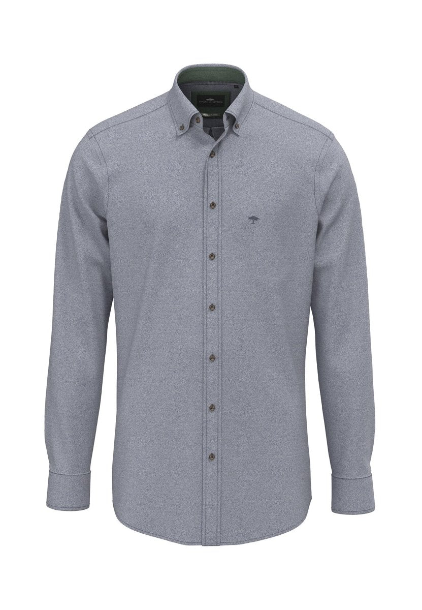 Herringbone Flannel, Button Down Shirt - RUTHERFORD & Co