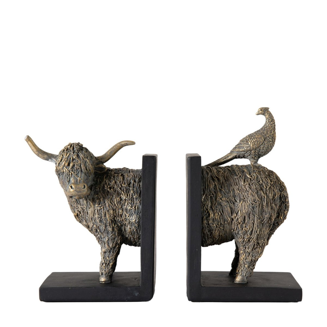Highland Cow Bookends Set Of 2 - RUTHERFORD & Co