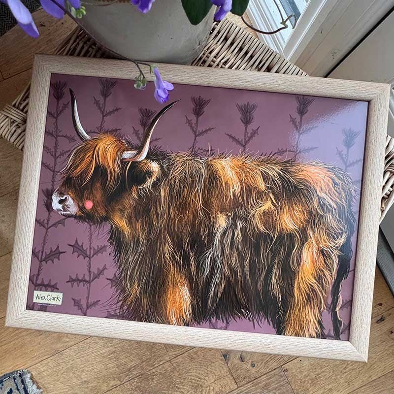 Highland Cow Lap Tray - RUTHERFORD & Co