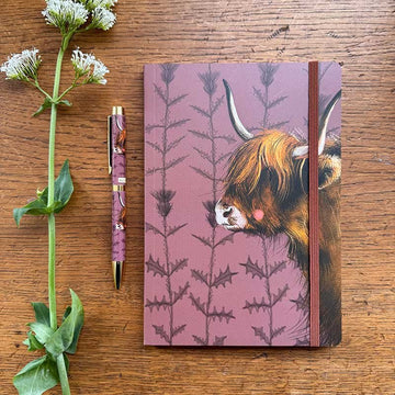 Highland Cow Large Notebook - RUTHERFORD & Co