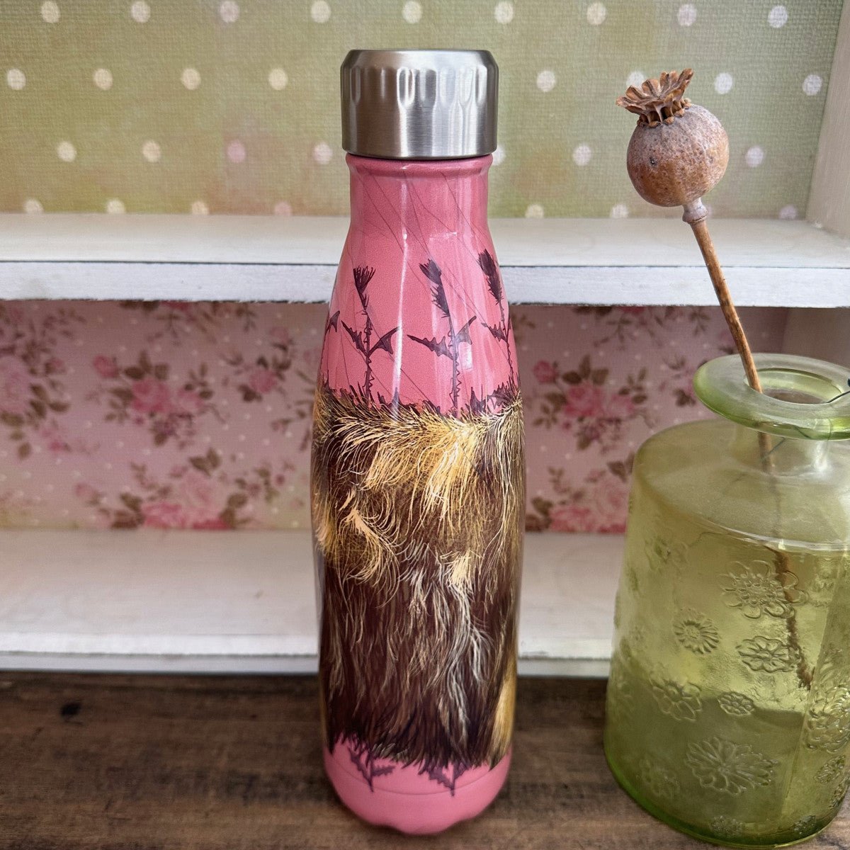 Highland Cow Water Bottle - RUTHERFORD & Co