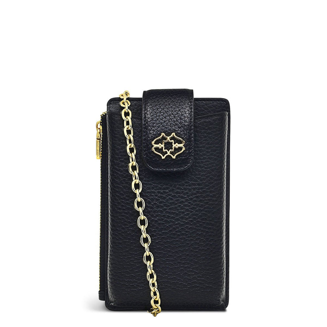 Hillcrest Black Large Phone Crossbody - RUTHERFORD & Co