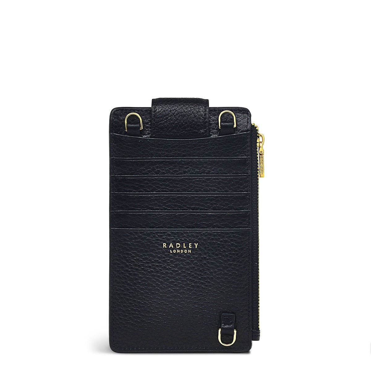 Hillcrest Black Large Phone Crossbody - RUTHERFORD & Co