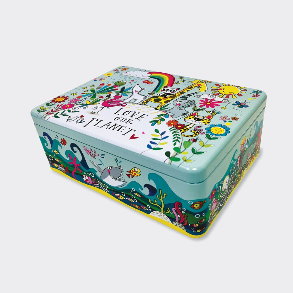 HINGED TINS - LOVE OUR PLANET - RUTHERFORD & Co