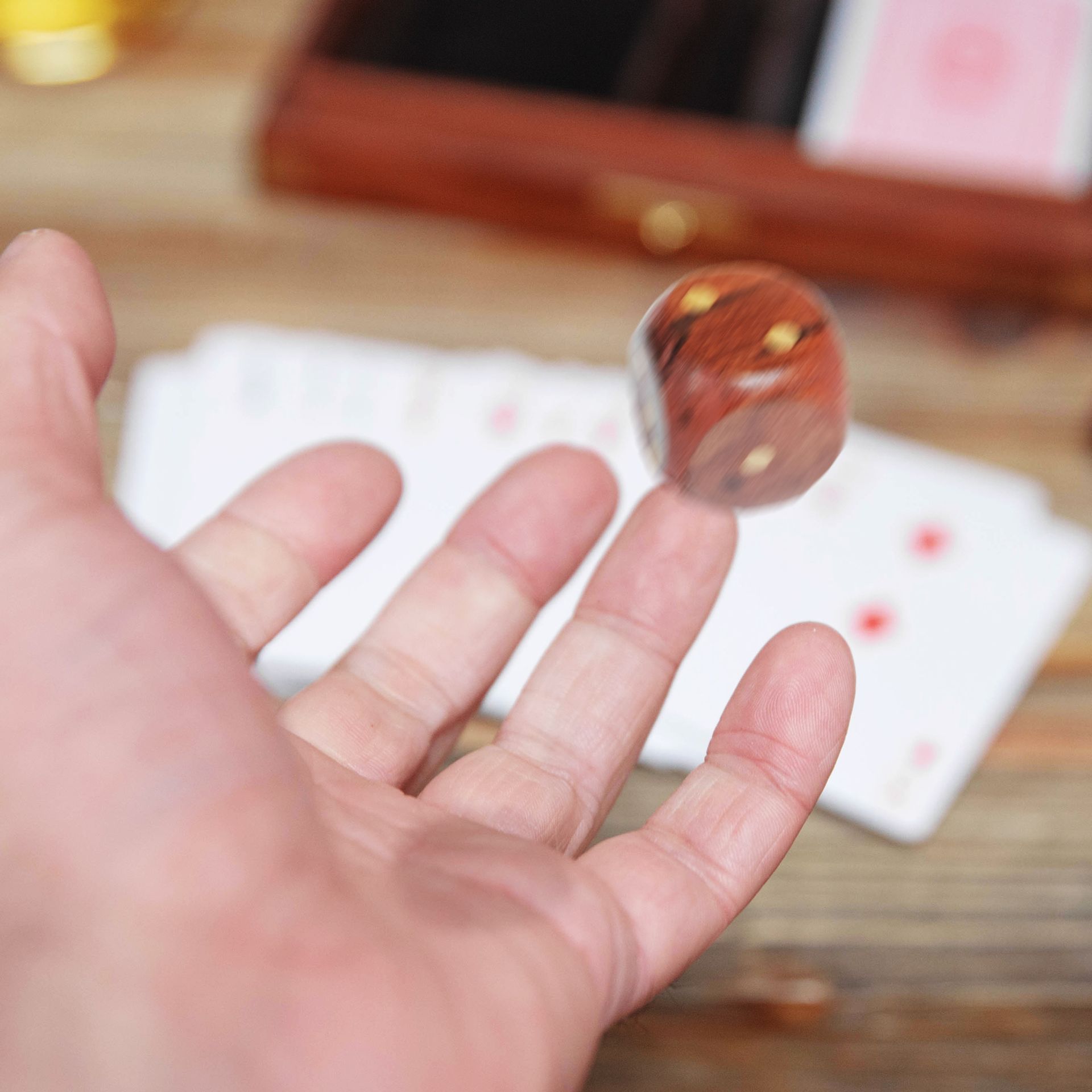 Harvey Makin Wooden Games Set - Cards with Dice