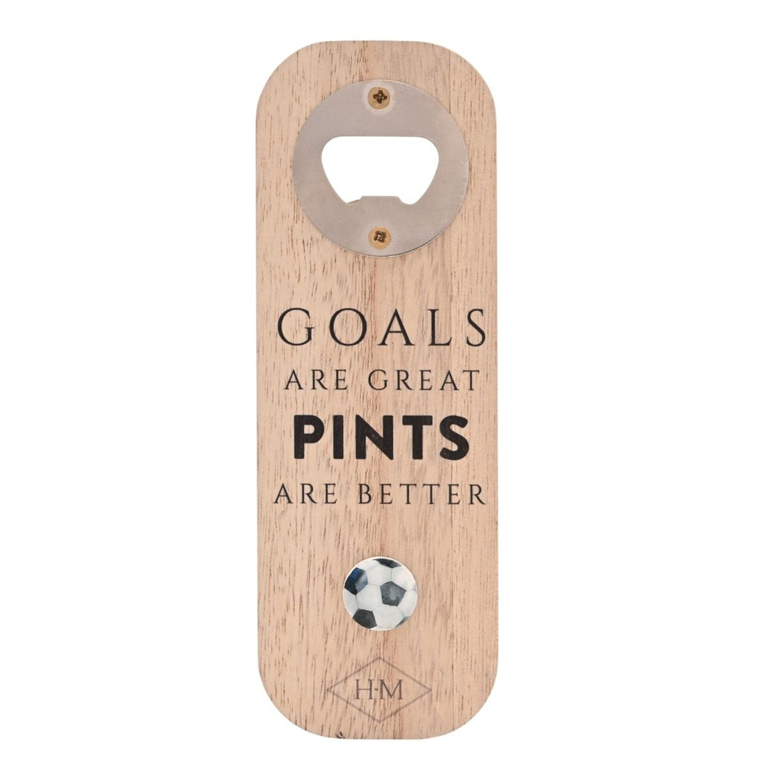 Hobbies By Harvey Magnetic Bottle Opener - Football - RUTHERFORD & Co