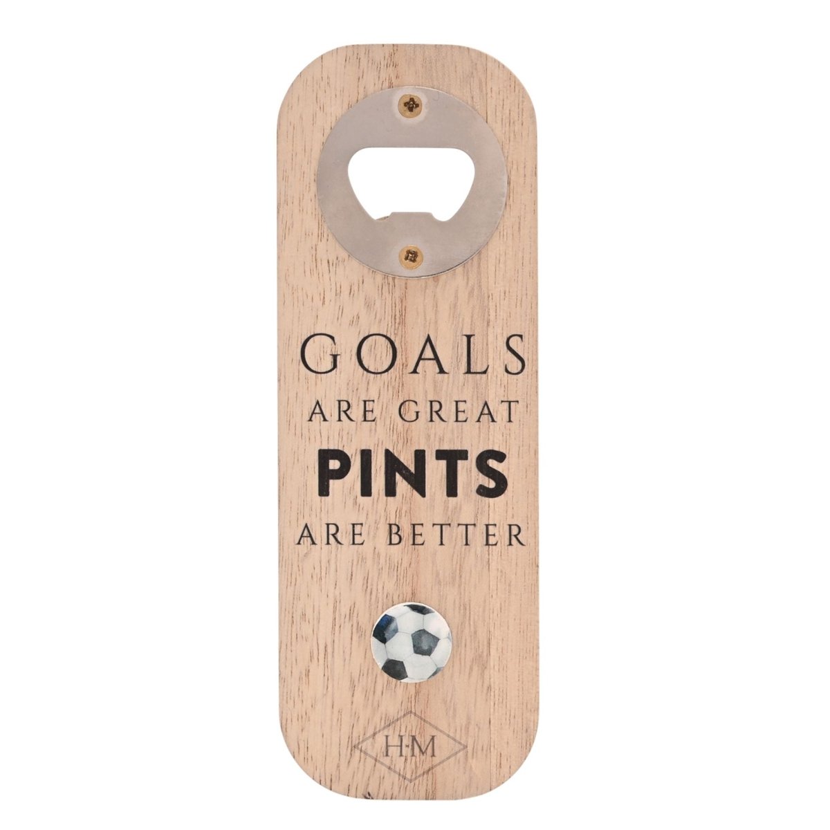 Hobbies By Harvey Magnetic Bottle Opener - Football - RUTHERFORD & Co