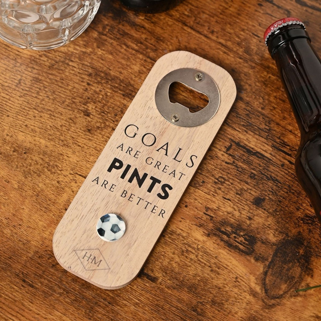 Hobbies By Harvey Magnetic Bottle Opener - Football - RUTHERFORD & Co